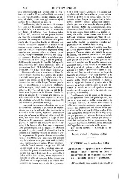 Annali della giurisprudenza italiana raccolta generale delle decisioni delle Corti di cassazione e d'appello in materia civile, criminale, commerciale, di diritto pubblico e amministrativo, e di procedura civile e penale