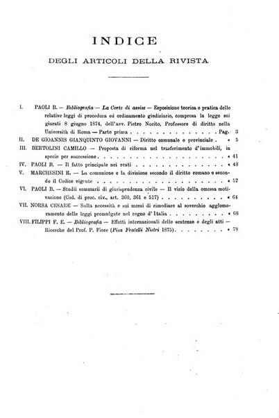 Annali della giurisprudenza italiana raccolta generale delle decisioni delle Corti di cassazione e d'appello in materia civile, criminale, commerciale, di diritto pubblico e amministrativo, e di procedura civile e penale