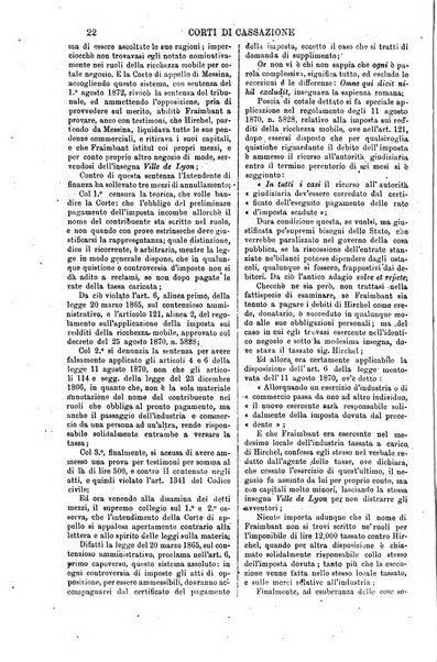 Annali della giurisprudenza italiana raccolta generale delle decisioni delle Corti di cassazione e d'appello in materia civile, criminale, commerciale, di diritto pubblico e amministrativo, e di procedura civile e penale