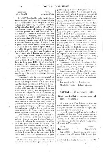 Annali della giurisprudenza italiana raccolta generale delle decisioni delle Corti di cassazione e d'appello in materia civile, criminale, commerciale, di diritto pubblico e amministrativo, e di procedura civile e penale