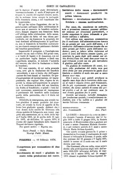 Annali della giurisprudenza italiana raccolta generale delle decisioni delle Corti di cassazione e d'appello in materia civile, criminale, commerciale, di diritto pubblico e amministrativo, e di procedura civile e penale