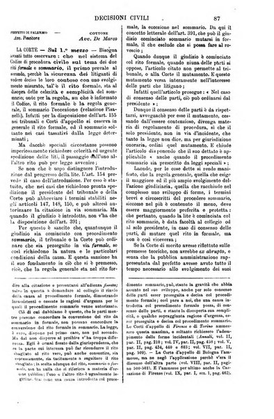 Annali della giurisprudenza italiana raccolta generale delle decisioni delle Corti di cassazione e d'appello in materia civile, criminale, commerciale, di diritto pubblico e amministrativo, e di procedura civile e penale