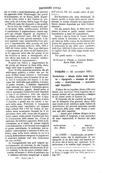 Annali della giurisprudenza italiana raccolta generale delle decisioni delle Corti di cassazione e d'appello in materia civile, criminale, commerciale, di diritto pubblico e amministrativo, e di procedura civile e penale