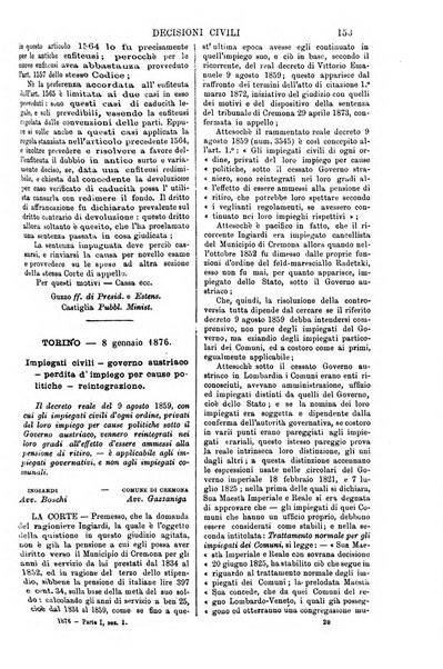 Annali della giurisprudenza italiana raccolta generale delle decisioni delle Corti di cassazione e d'appello in materia civile, criminale, commerciale, di diritto pubblico e amministrativo, e di procedura civile e penale