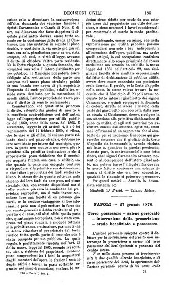 Annali della giurisprudenza italiana raccolta generale delle decisioni delle Corti di cassazione e d'appello in materia civile, criminale, commerciale, di diritto pubblico e amministrativo, e di procedura civile e penale