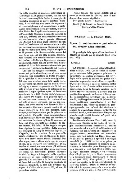 Annali della giurisprudenza italiana raccolta generale delle decisioni delle Corti di cassazione e d'appello in materia civile, criminale, commerciale, di diritto pubblico e amministrativo, e di procedura civile e penale