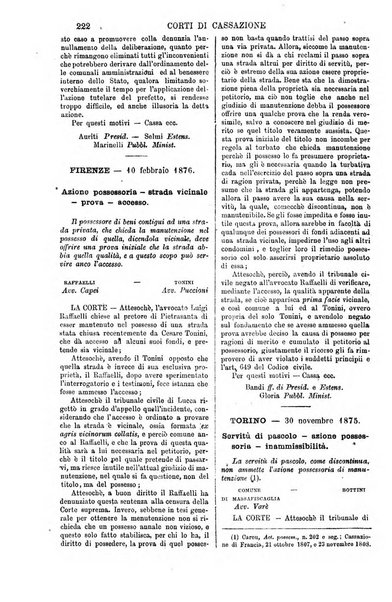 Annali della giurisprudenza italiana raccolta generale delle decisioni delle Corti di cassazione e d'appello in materia civile, criminale, commerciale, di diritto pubblico e amministrativo, e di procedura civile e penale