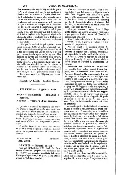 Annali della giurisprudenza italiana raccolta generale delle decisioni delle Corti di cassazione e d'appello in materia civile, criminale, commerciale, di diritto pubblico e amministrativo, e di procedura civile e penale