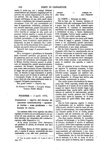 Annali della giurisprudenza italiana raccolta generale delle decisioni delle Corti di cassazione e d'appello in materia civile, criminale, commerciale, di diritto pubblico e amministrativo, e di procedura civile e penale