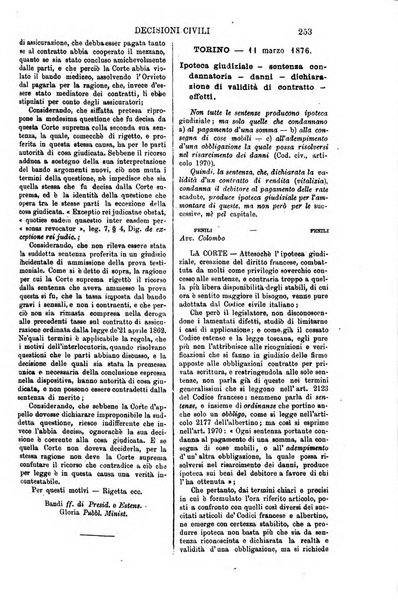 Annali della giurisprudenza italiana raccolta generale delle decisioni delle Corti di cassazione e d'appello in materia civile, criminale, commerciale, di diritto pubblico e amministrativo, e di procedura civile e penale