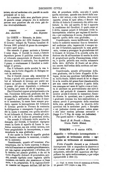 Annali della giurisprudenza italiana raccolta generale delle decisioni delle Corti di cassazione e d'appello in materia civile, criminale, commerciale, di diritto pubblico e amministrativo, e di procedura civile e penale