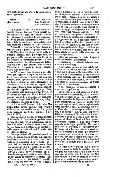 Annali della giurisprudenza italiana raccolta generale delle decisioni delle Corti di cassazione e d'appello in materia civile, criminale, commerciale, di diritto pubblico e amministrativo, e di procedura civile e penale