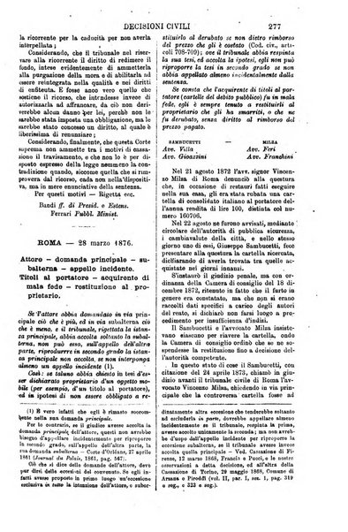 Annali della giurisprudenza italiana raccolta generale delle decisioni delle Corti di cassazione e d'appello in materia civile, criminale, commerciale, di diritto pubblico e amministrativo, e di procedura civile e penale