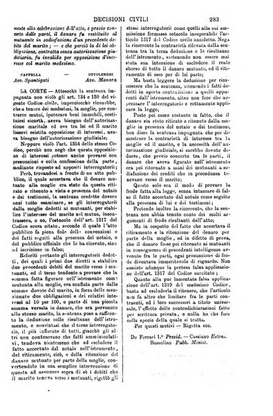 Annali della giurisprudenza italiana raccolta generale delle decisioni delle Corti di cassazione e d'appello in materia civile, criminale, commerciale, di diritto pubblico e amministrativo, e di procedura civile e penale