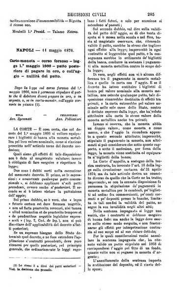 Annali della giurisprudenza italiana raccolta generale delle decisioni delle Corti di cassazione e d'appello in materia civile, criminale, commerciale, di diritto pubblico e amministrativo, e di procedura civile e penale