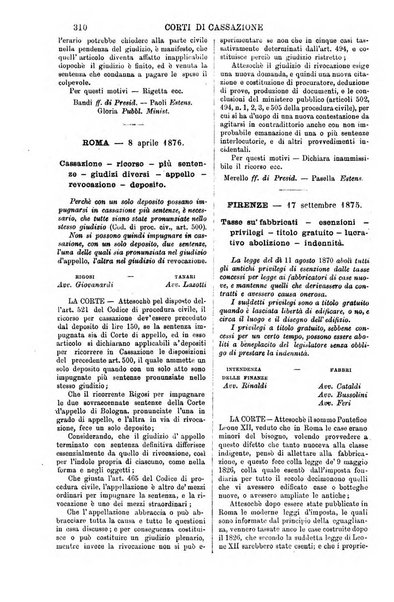 Annali della giurisprudenza italiana raccolta generale delle decisioni delle Corti di cassazione e d'appello in materia civile, criminale, commerciale, di diritto pubblico e amministrativo, e di procedura civile e penale