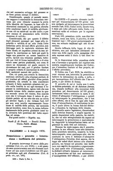 Annali della giurisprudenza italiana raccolta generale delle decisioni delle Corti di cassazione e d'appello in materia civile, criminale, commerciale, di diritto pubblico e amministrativo, e di procedura civile e penale