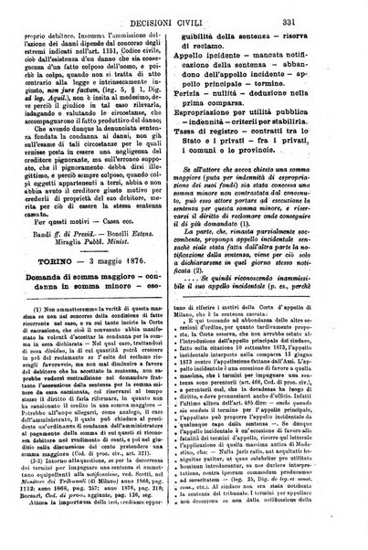 Annali della giurisprudenza italiana raccolta generale delle decisioni delle Corti di cassazione e d'appello in materia civile, criminale, commerciale, di diritto pubblico e amministrativo, e di procedura civile e penale