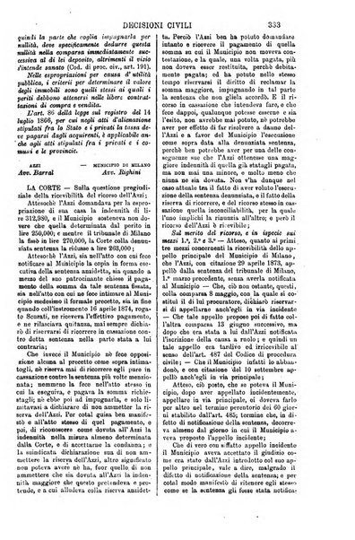 Annali della giurisprudenza italiana raccolta generale delle decisioni delle Corti di cassazione e d'appello in materia civile, criminale, commerciale, di diritto pubblico e amministrativo, e di procedura civile e penale