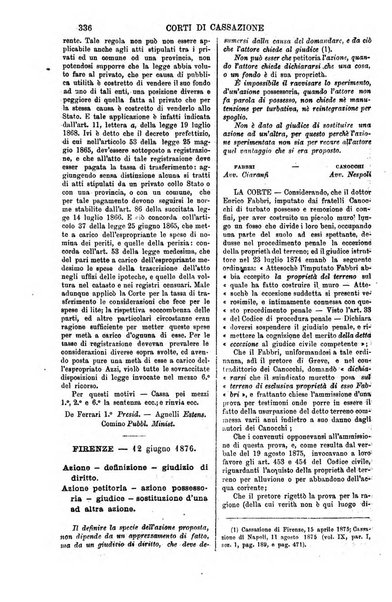 Annali della giurisprudenza italiana raccolta generale delle decisioni delle Corti di cassazione e d'appello in materia civile, criminale, commerciale, di diritto pubblico e amministrativo, e di procedura civile e penale