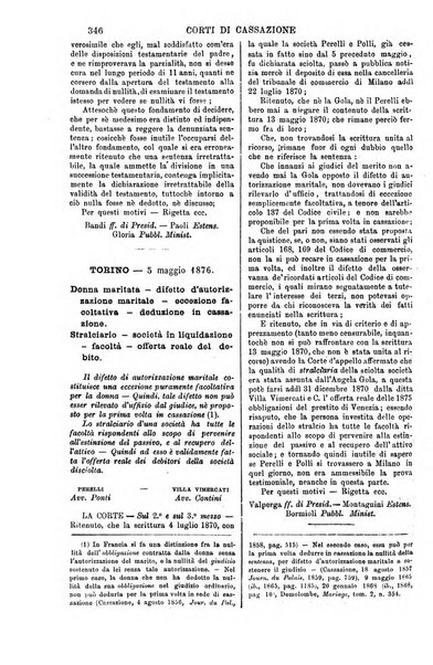 Annali della giurisprudenza italiana raccolta generale delle decisioni delle Corti di cassazione e d'appello in materia civile, criminale, commerciale, di diritto pubblico e amministrativo, e di procedura civile e penale