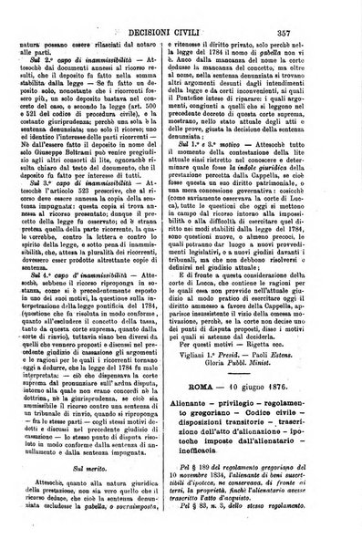 Annali della giurisprudenza italiana raccolta generale delle decisioni delle Corti di cassazione e d'appello in materia civile, criminale, commerciale, di diritto pubblico e amministrativo, e di procedura civile e penale