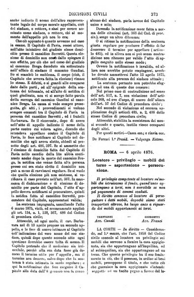 Annali della giurisprudenza italiana raccolta generale delle decisioni delle Corti di cassazione e d'appello in materia civile, criminale, commerciale, di diritto pubblico e amministrativo, e di procedura civile e penale