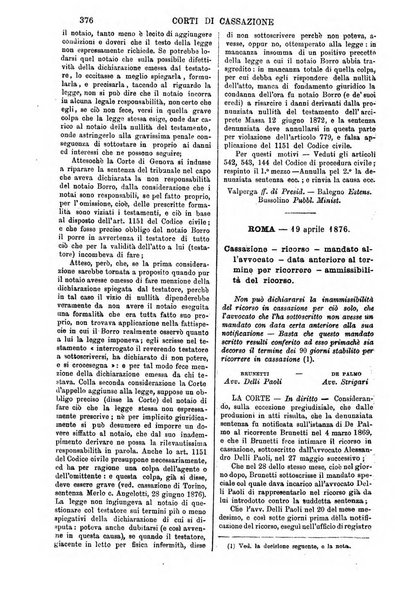 Annali della giurisprudenza italiana raccolta generale delle decisioni delle Corti di cassazione e d'appello in materia civile, criminale, commerciale, di diritto pubblico e amministrativo, e di procedura civile e penale