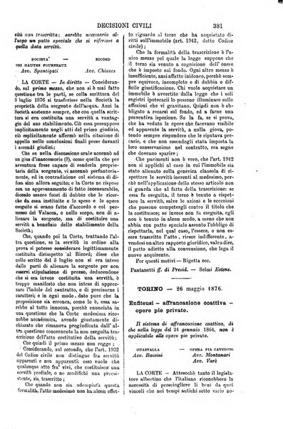 Annali della giurisprudenza italiana raccolta generale delle decisioni delle Corti di cassazione e d'appello in materia civile, criminale, commerciale, di diritto pubblico e amministrativo, e di procedura civile e penale