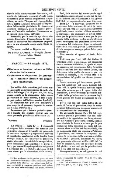 Annali della giurisprudenza italiana raccolta generale delle decisioni delle Corti di cassazione e d'appello in materia civile, criminale, commerciale, di diritto pubblico e amministrativo, e di procedura civile e penale