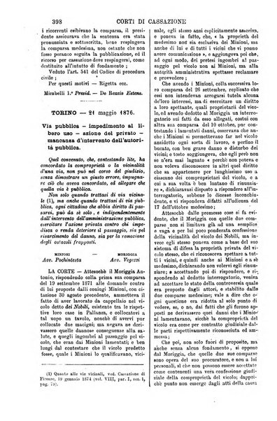 Annali della giurisprudenza italiana raccolta generale delle decisioni delle Corti di cassazione e d'appello in materia civile, criminale, commerciale, di diritto pubblico e amministrativo, e di procedura civile e penale