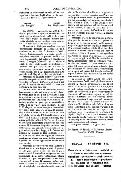 Annali della giurisprudenza italiana raccolta generale delle decisioni delle Corti di cassazione e d'appello in materia civile, criminale, commerciale, di diritto pubblico e amministrativo, e di procedura civile e penale