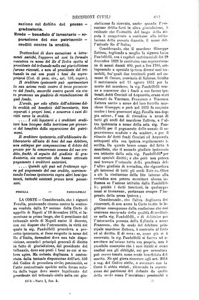 Annali della giurisprudenza italiana raccolta generale delle decisioni delle Corti di cassazione e d'appello in materia civile, criminale, commerciale, di diritto pubblico e amministrativo, e di procedura civile e penale