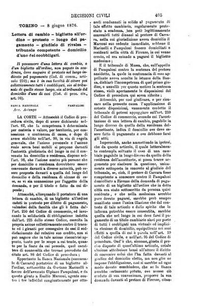 Annali della giurisprudenza italiana raccolta generale delle decisioni delle Corti di cassazione e d'appello in materia civile, criminale, commerciale, di diritto pubblico e amministrativo, e di procedura civile e penale