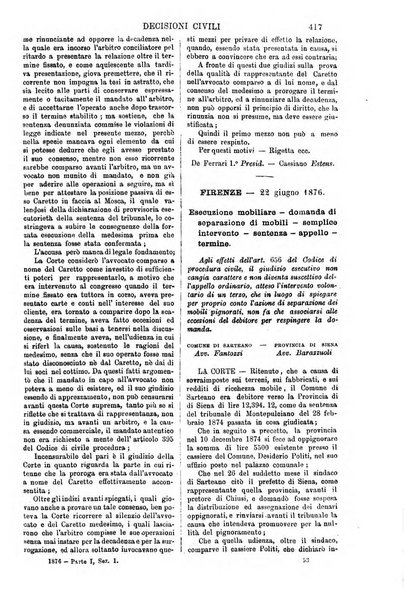 Annali della giurisprudenza italiana raccolta generale delle decisioni delle Corti di cassazione e d'appello in materia civile, criminale, commerciale, di diritto pubblico e amministrativo, e di procedura civile e penale