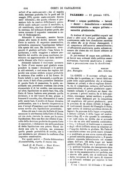 Annali della giurisprudenza italiana raccolta generale delle decisioni delle Corti di cassazione e d'appello in materia civile, criminale, commerciale, di diritto pubblico e amministrativo, e di procedura civile e penale