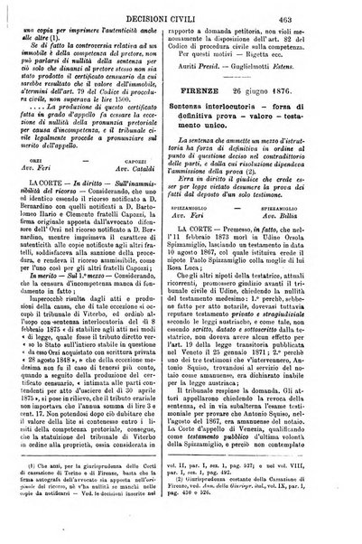 Annali della giurisprudenza italiana raccolta generale delle decisioni delle Corti di cassazione e d'appello in materia civile, criminale, commerciale, di diritto pubblico e amministrativo, e di procedura civile e penale