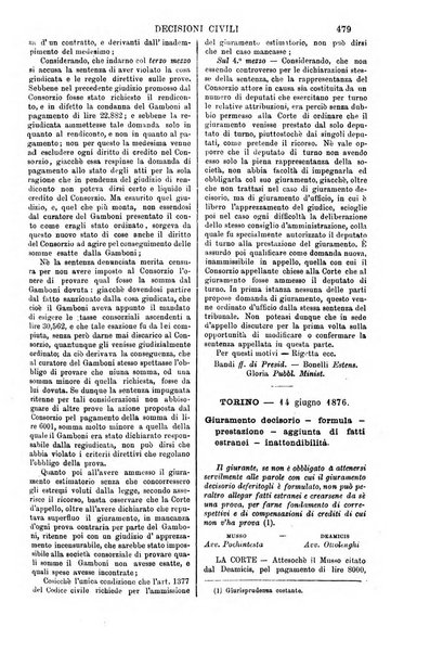 Annali della giurisprudenza italiana raccolta generale delle decisioni delle Corti di cassazione e d'appello in materia civile, criminale, commerciale, di diritto pubblico e amministrativo, e di procedura civile e penale