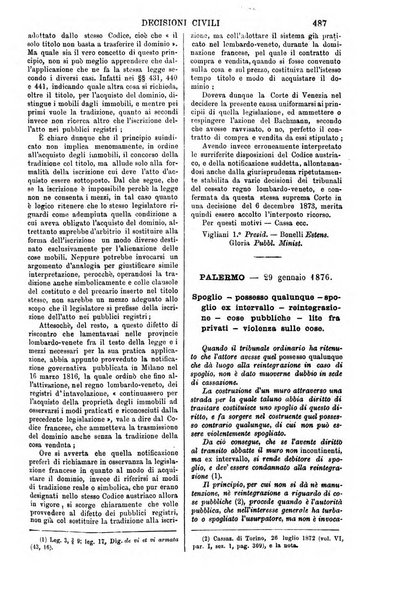 Annali della giurisprudenza italiana raccolta generale delle decisioni delle Corti di cassazione e d'appello in materia civile, criminale, commerciale, di diritto pubblico e amministrativo, e di procedura civile e penale