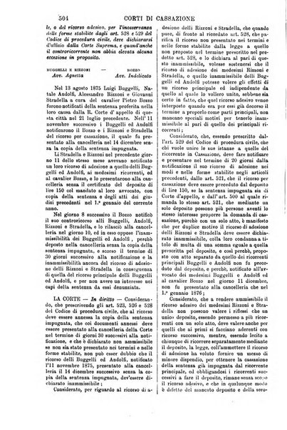 Annali della giurisprudenza italiana raccolta generale delle decisioni delle Corti di cassazione e d'appello in materia civile, criminale, commerciale, di diritto pubblico e amministrativo, e di procedura civile e penale