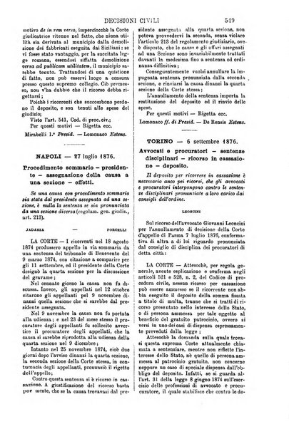 Annali della giurisprudenza italiana raccolta generale delle decisioni delle Corti di cassazione e d'appello in materia civile, criminale, commerciale, di diritto pubblico e amministrativo, e di procedura civile e penale