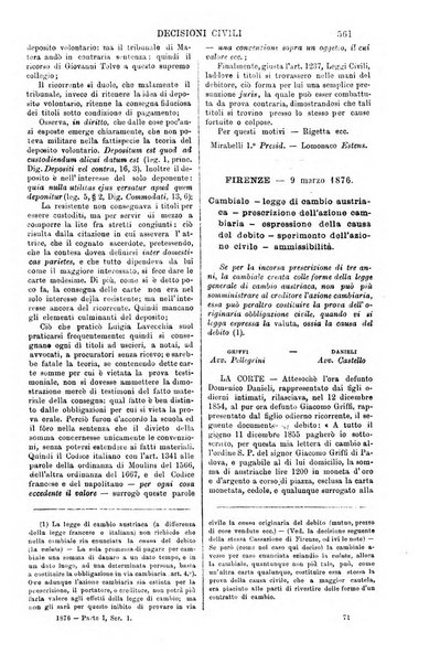 Annali della giurisprudenza italiana raccolta generale delle decisioni delle Corti di cassazione e d'appello in materia civile, criminale, commerciale, di diritto pubblico e amministrativo, e di procedura civile e penale