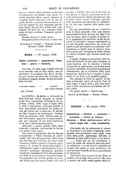 Annali della giurisprudenza italiana raccolta generale delle decisioni delle Corti di cassazione e d'appello in materia civile, criminale, commerciale, di diritto pubblico e amministrativo, e di procedura civile e penale