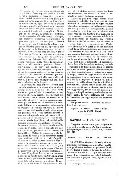 Annali della giurisprudenza italiana raccolta generale delle decisioni delle Corti di cassazione e d'appello in materia civile, criminale, commerciale, di diritto pubblico e amministrativo, e di procedura civile e penale