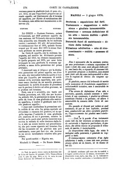 Annali della giurisprudenza italiana raccolta generale delle decisioni delle Corti di cassazione e d'appello in materia civile, criminale, commerciale, di diritto pubblico e amministrativo, e di procedura civile e penale