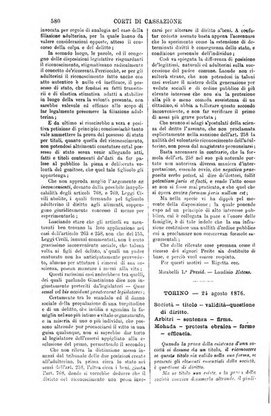 Annali della giurisprudenza italiana raccolta generale delle decisioni delle Corti di cassazione e d'appello in materia civile, criminale, commerciale, di diritto pubblico e amministrativo, e di procedura civile e penale