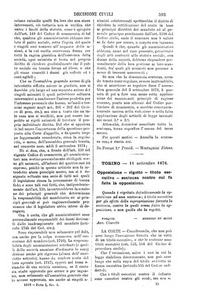 Annali della giurisprudenza italiana raccolta generale delle decisioni delle Corti di cassazione e d'appello in materia civile, criminale, commerciale, di diritto pubblico e amministrativo, e di procedura civile e penale