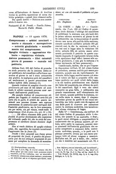 Annali della giurisprudenza italiana raccolta generale delle decisioni delle Corti di cassazione e d'appello in materia civile, criminale, commerciale, di diritto pubblico e amministrativo, e di procedura civile e penale