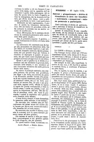 Annali della giurisprudenza italiana raccolta generale delle decisioni delle Corti di cassazione e d'appello in materia civile, criminale, commerciale, di diritto pubblico e amministrativo, e di procedura civile e penale