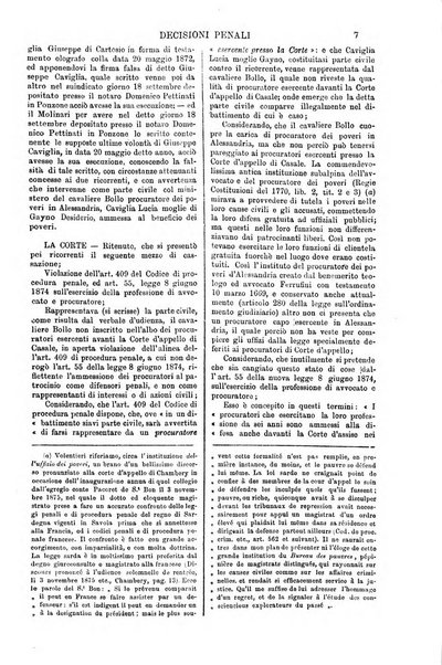 Annali della giurisprudenza italiana raccolta generale delle decisioni delle Corti di cassazione e d'appello in materia civile, criminale, commerciale, di diritto pubblico e amministrativo, e di procedura civile e penale